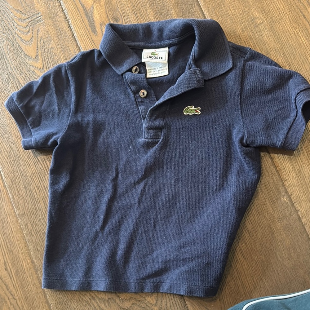 Lacoste Kids Dark Blue Polo Shirt